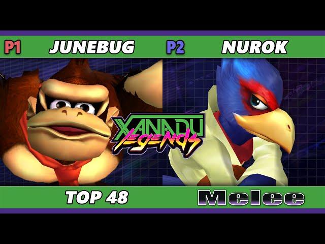 Xanadu Legends - Junebug (Donkey Kong) Vs. Nurok (Falco) Smash Melee - SSBM