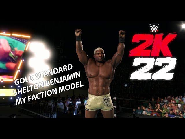 WWE 2K22 - Hidden Gold Standard Shelton Benjamin My Faction Model Entrance