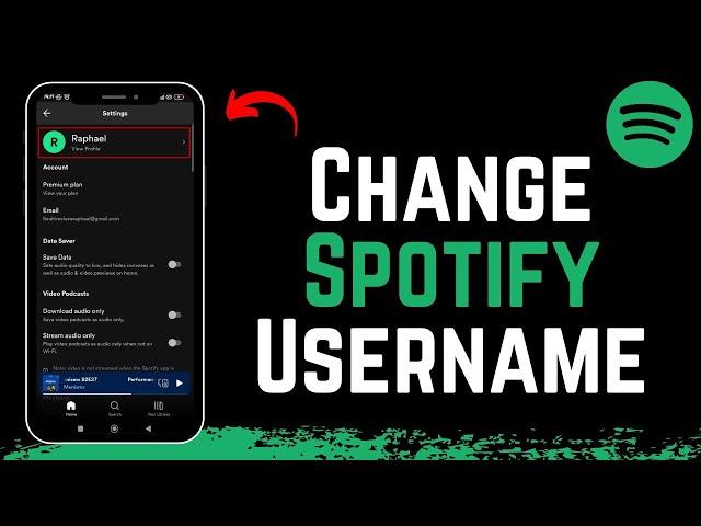 How to Change Spotify Username !