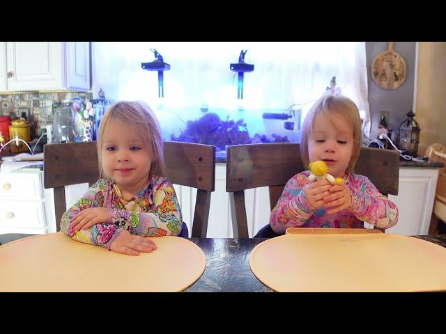 Twins try coconut water