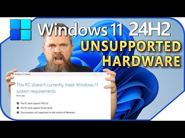 Upgrade or Install Windows 11 24H2 on ANY Computer.