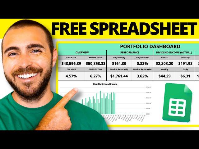 FREE Dividend Portfolio Tracker (v7.0) | MASSIVE Updates + Walkthrough 