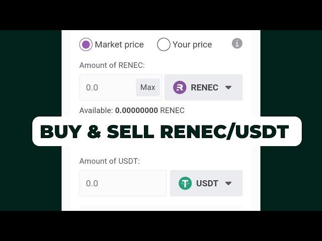 How to Buy & Sell RENEC/USDT using Remitano exchange [Swapping Now Available]