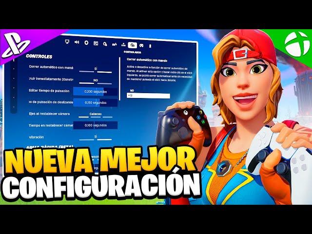 La MEJOR SENSIBILIDAD y CONFIGURACIÓN para MANDO en Fortnite Temporada 4 (PS4/PS5/XBOX/PC)