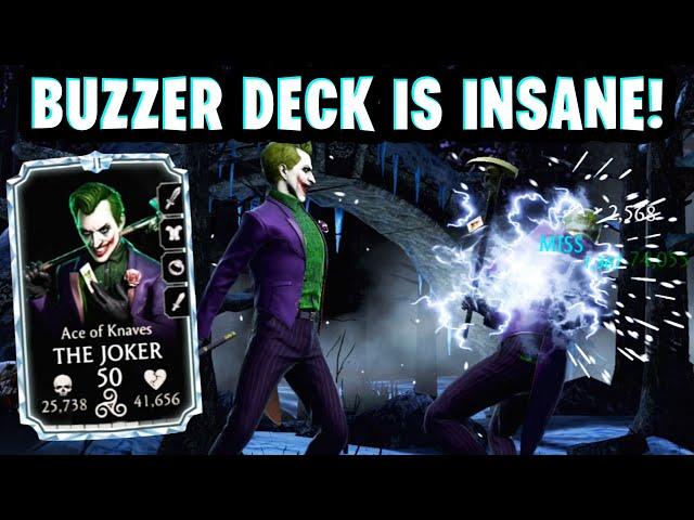 MK Mobile! Ace of Knaves Joker is Actually INSANE! Buzzer Deck Should be ILLEGAL!