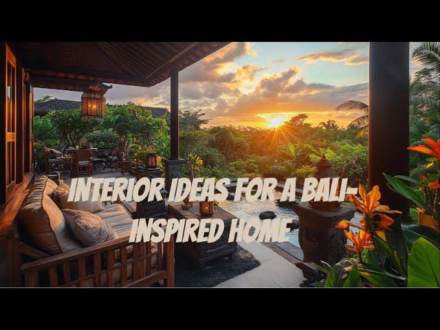 Living in Paradise: Interior Ideas for a Bali-Inspired Home (@modernheritagehome )