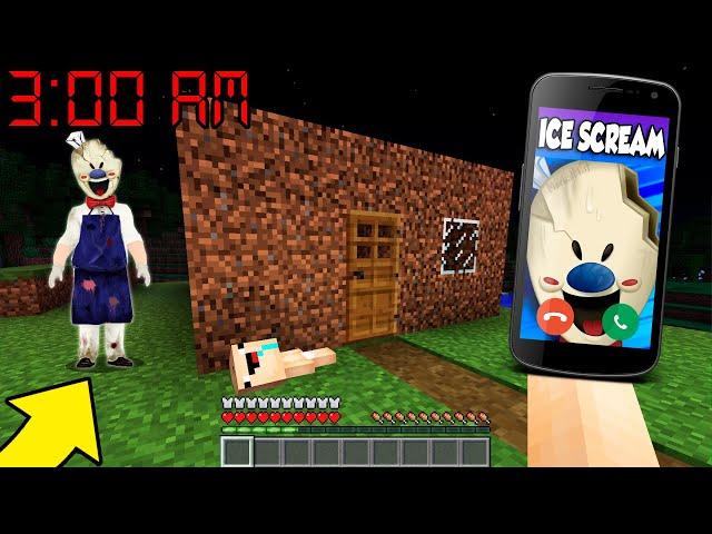 QUIEN LLAMO A BEBE NOOB A LAS 3 AM ¿EL HELADERO? ICE SCREAM | MINECRAFT TROLL + ROLEPLAY