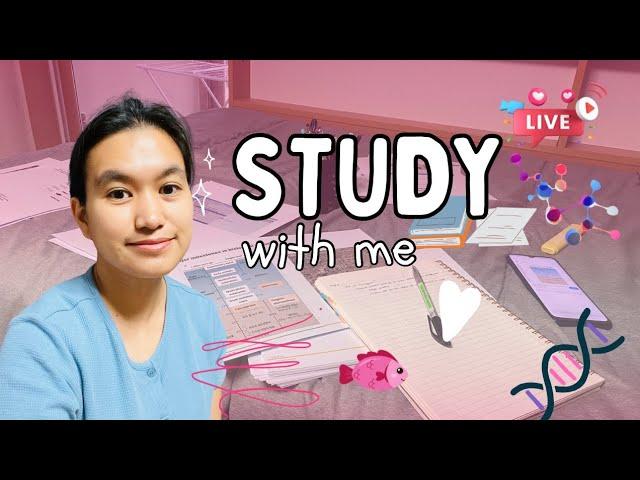 Study with me | sai livestream #midtermexam #microbio #diseases