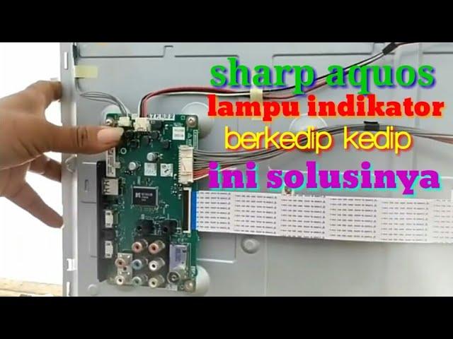 Cara setting service mode sharp 32" aquos, setelah ganti backlight