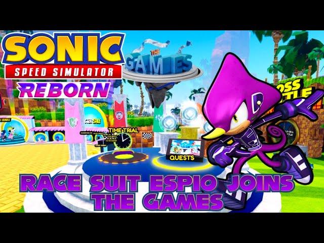 The Games Event Guide + Shine Locations + Racesuit Espio (Sonic Speed Simulator)