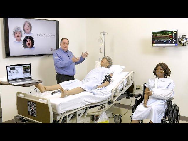 Virtual Live Product Showcase of Nursing Anne Simulator Geriatric
