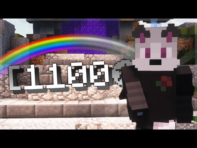 RIP RAINBOW PRESTIGE (hitting 1100 stars) | hypixel bedwars