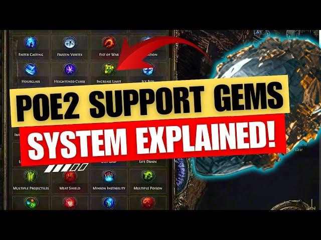 A BEGINNER'S GUIDE To SUPPORT GEMS In PATH OF EXILE 2!