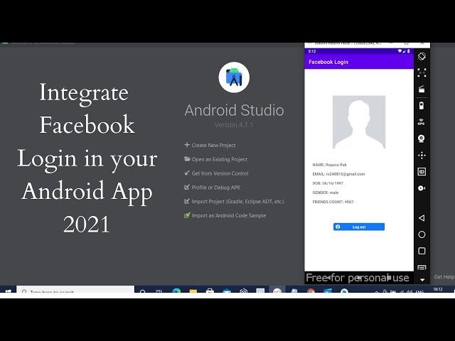 How to Integrate Facebook Login In Your Android App using Android Studio - Kotlin