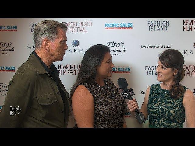 Keely Shaye Brosnan & Pierce Brosnan Chat with Brigid Boden IrishETV About Movie Poisoning Paradise