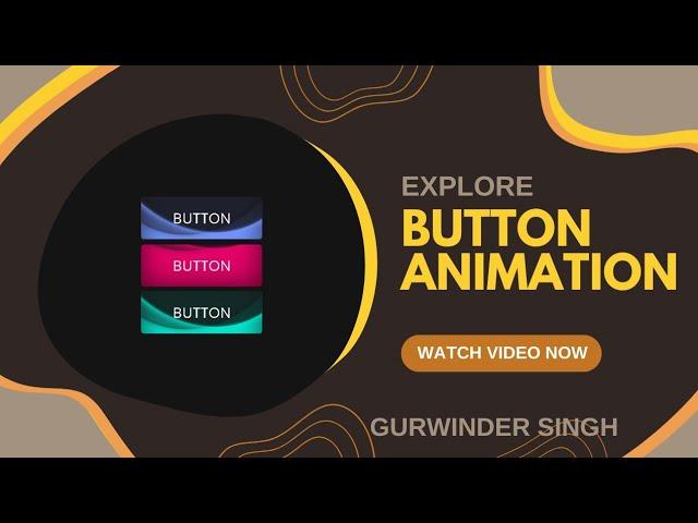 Amazing Button Animation | HTML CSS | Button with Hover Effects | #topcsseffects #csseffect