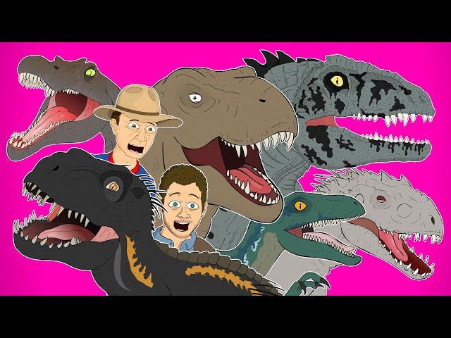  Entire JURASSIC WORLD THE MUSICAL Animated Song Series