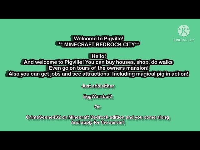 Welcome to Pigville!