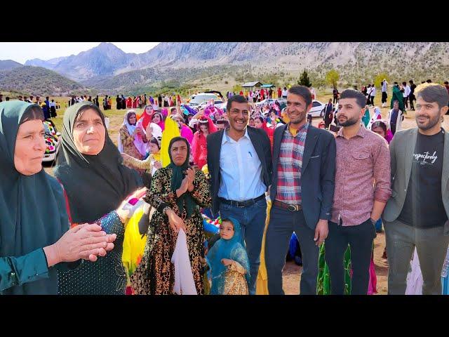 A nomadic wedding celebration with the Peren family, Asghar, Halimah, and their adopted child