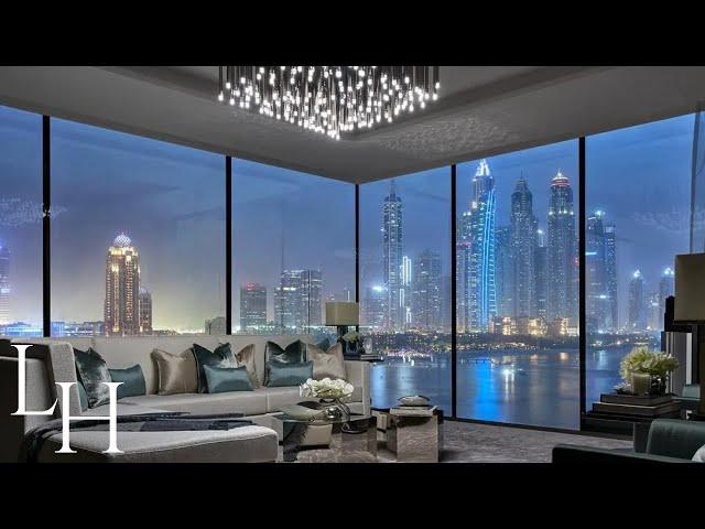 Inside a Stunning $6,970,000 Dubai Beachfront Penthouse with Pool & Cinema!