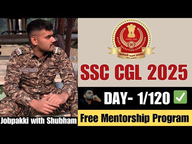 Day-1/120 SSC CGL 2025 Daily target series || Jobpakki with Shubham