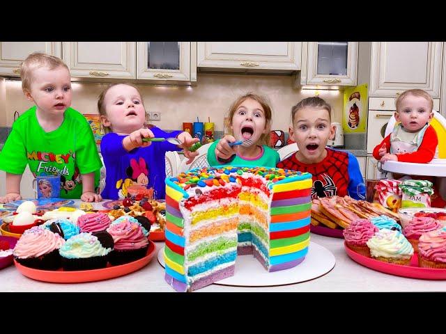 Five Kids Breakfast Song + more Children's Songs and Videos