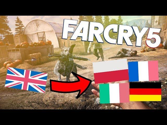 JAK ZMIENIĆ JĘZYK FAR CRY 5 [ HOW TO CHANGE LANGUAGE IN FAR CRY 5 ]