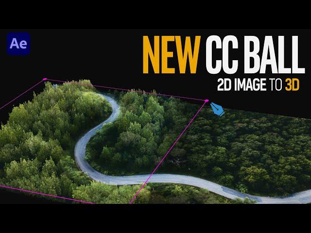 After Effects 24.2 New CC Ball Top View image To 3D