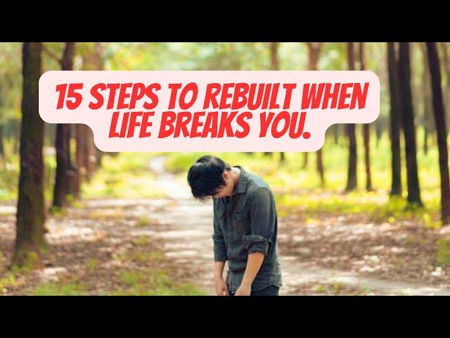 How to Rebuilt when Life breaks You | Motivational Quotes | Motive Whisper