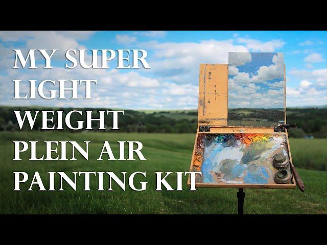 Lightweight Plein Air Set Up - What I Bring to Paint Outside