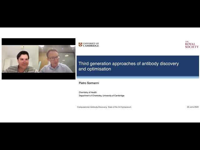 Computational Antibody Discovery Symposium: Introduction, Pietro Sormanni (University of Cambridge).