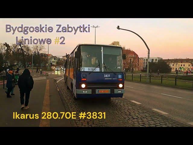 Bydgoskie Zabytki Liniowe #2 // Ikarus 280.70E #3831