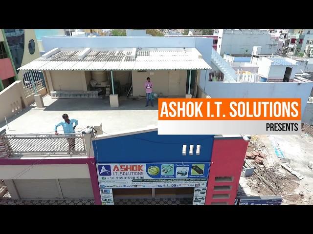 ASHOK I T  SOLUTIONS   Office Aerial video || Phantom 4