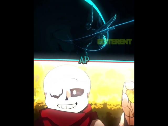 Cosmic Garou vs Fatal Error Sans I #anime I #vs I #undertale I #onepunchman I #edit