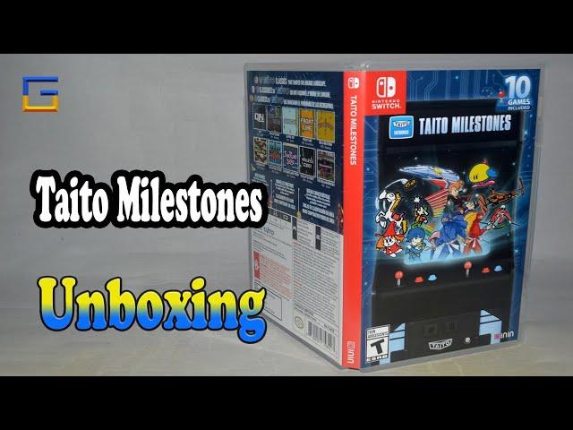 Taito Milestones Switch Unboxing & Overview