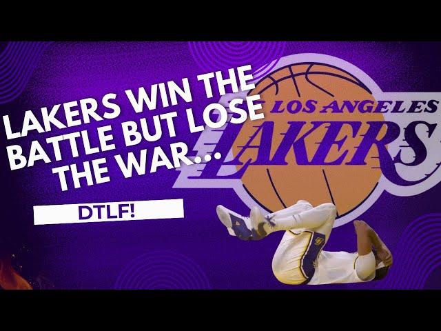 LAKERS BEAT THE RAPTORS BUT LOSE AD....