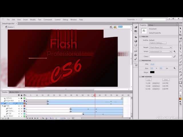 Overview of the Timeline in Adobe Flash CS6