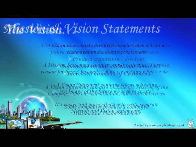 How to write Vision Statements