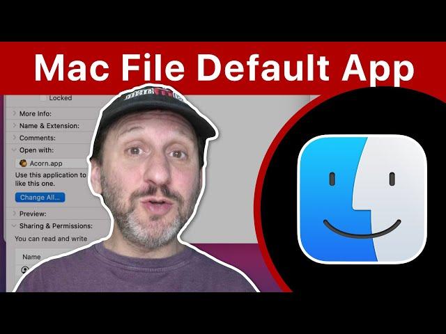 Set the Default App For Opening a File On a Mac