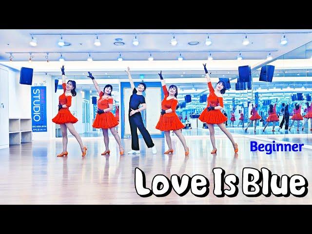 Love Is Blue Line Dance (Beginner)