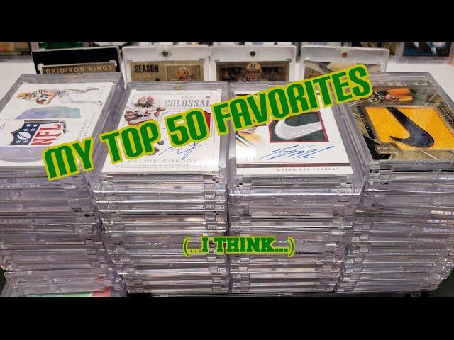 Updated: My 50 Favorite Cards In My Football Card Collection