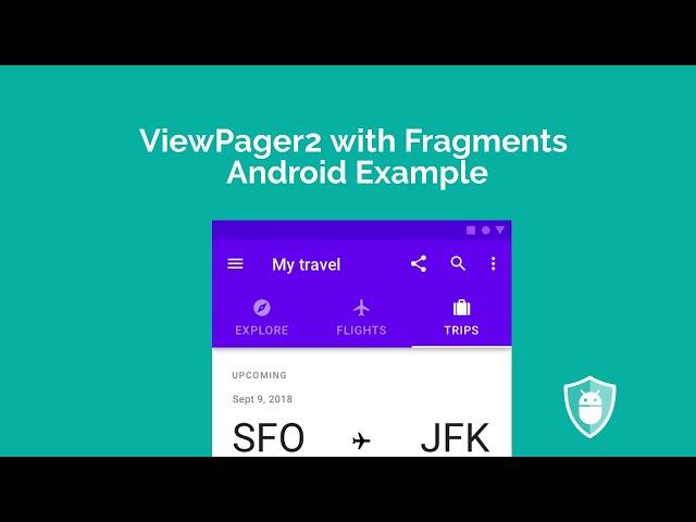 ViewPager2 with TabLayout Android Example