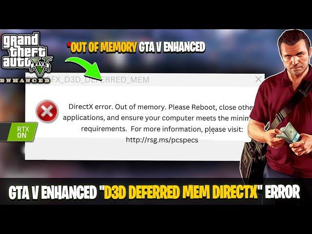 How to Fix ERR_GFX_D3D_NOD3D12 | No DirectX 12 Adapter Found in GTA V Enhanced