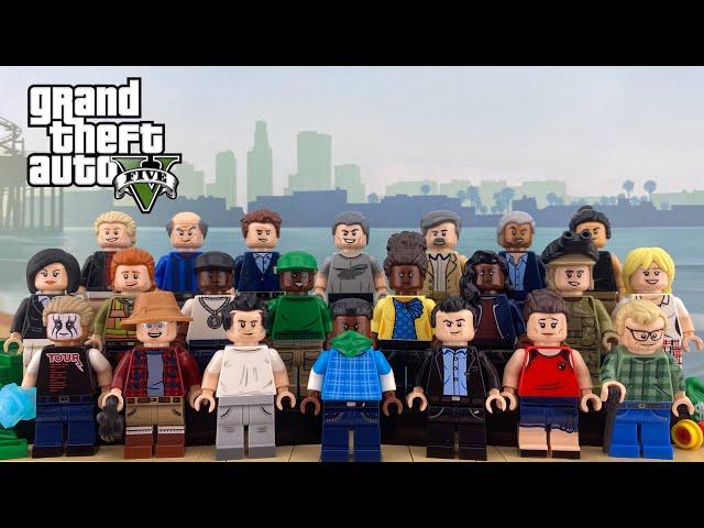 LEGO Grand Theft Auto V | How To Build All Main Characters