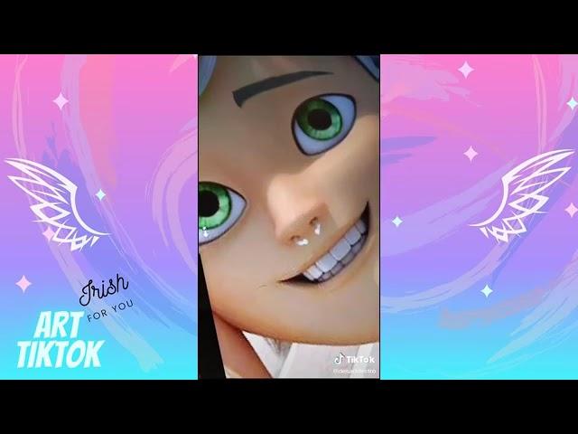 miraculs  ladybug glowup TIKTOK CARTOON ART mlb mix tiktok irish ️