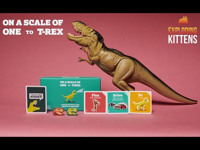 On a Scale of One to T-Rex: A Card Game for People Who Are Bad at Charades