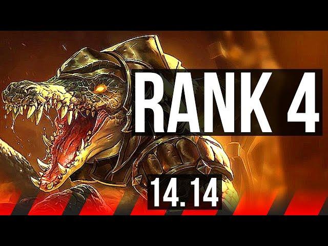 RENEKTON vs VOLIBEAR (TOP) | Rank 1 Renekton, Rank 4, 4/1/13 | JP Challenger | 14.14