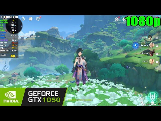 GTX 1050 2GB | Genshin Impact - 1080p (tested in 2023)