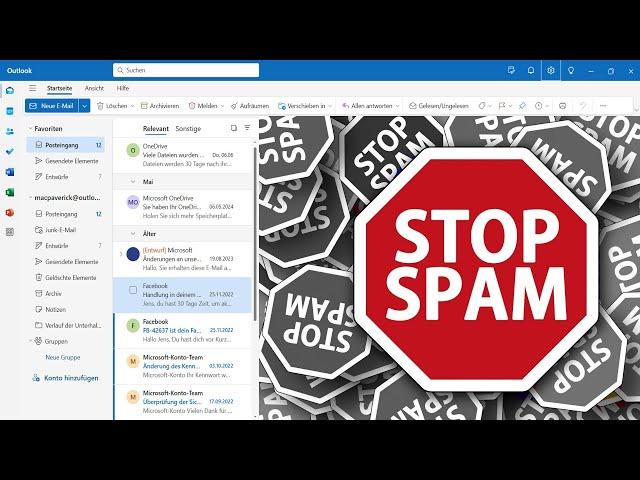 Outlook Spamfilter einrichten & einstellen | Junk Mail Anleitung