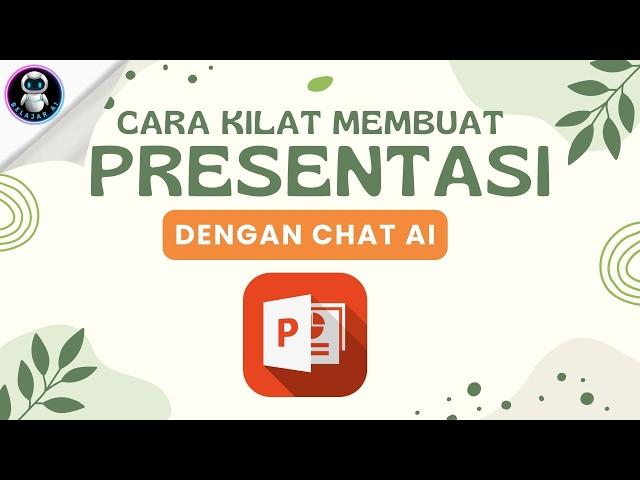 Cara Membuat Power Point dengan AI | Belajar AI Untuk Pemula